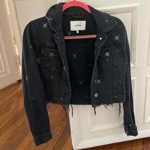 Pistola denim jacket- black with stars